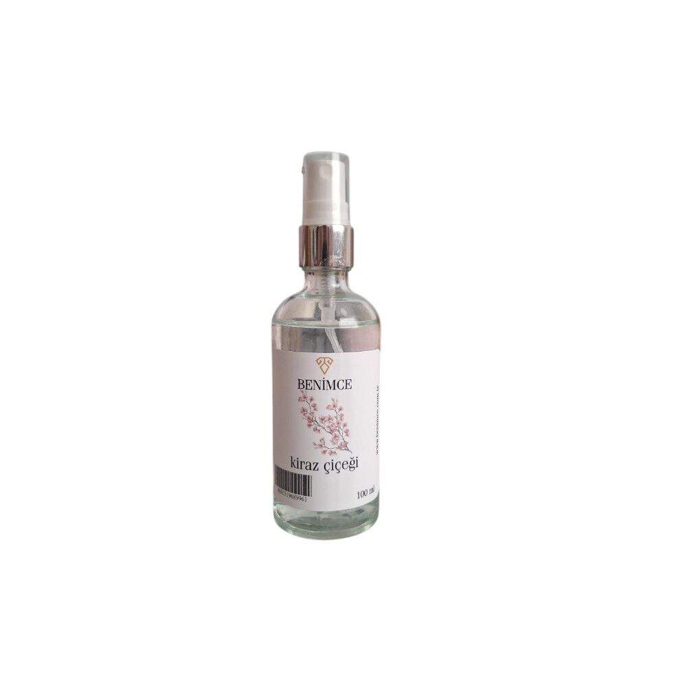 100 ml Cam Şişe Metal Yüzüklü Parmak Sprey Kolonyalar – 80° Ferahlık ve Şıklık Sakura