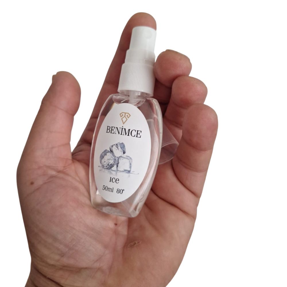 50 ml Pet Şişe Parmak Sprey Kolonyalar – 80° Ferahlık Yanınızda Amber