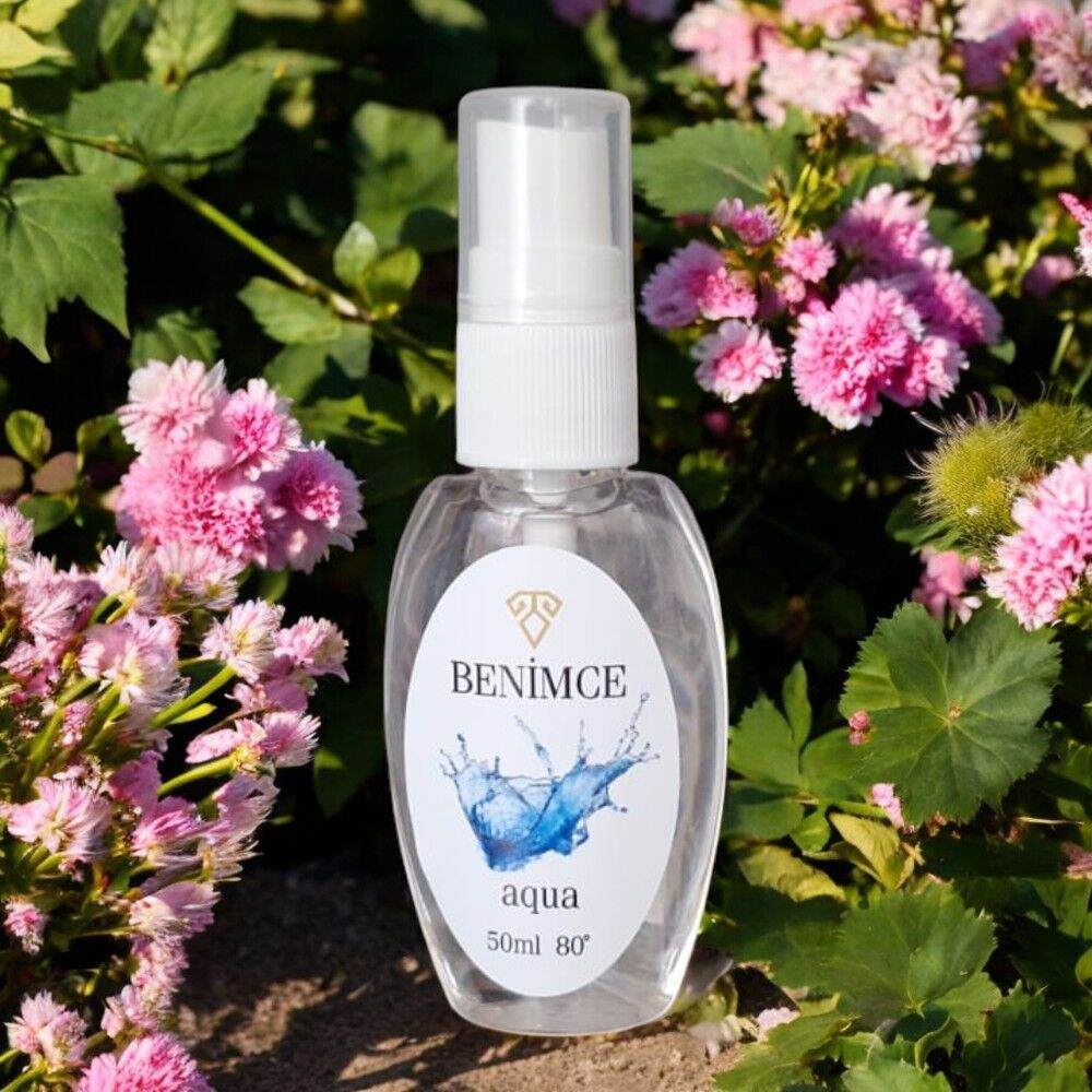 50 ml Pet Şişe Parmak Sprey Kolonyalar – 80° Ferahlık Yanınızda Aqua