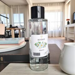 250 ml Silindir Cam Şişe  Alkolsüz Kolonyalar – Benimce’den Özel Seri Papatya