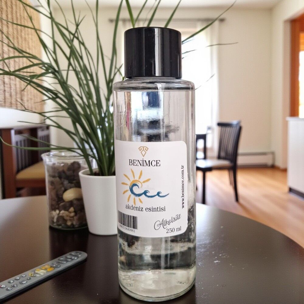 250 ml Silindir Cam Şişe  Alkolsüz Kolonyalar – Benimce’den Özel Seri Akdeniz 