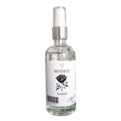 100 ml Alkolsüz Cam Şişe Metal Yüzüklü Sprey Kolonyalar – Benimce’den Özel Seri Gül