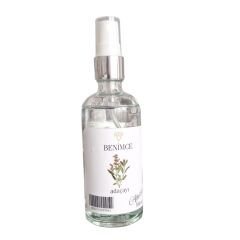 100 ml Alkolsüz Cam Şişe Metal Yüzüklü Sprey Kolonyalar – Benimce’den Özel Seri Adaçayı