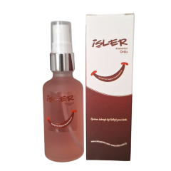 50 ml Buzlu Cam Şişe Metal Yüzüklü Sprey 80°
