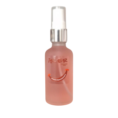 50 ml Buzlu Cam Şişe Metal Yüzüklü Sprey 80°